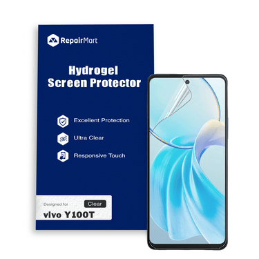 Vivo Y100t Compatible Premium Hydrogel Screen Protector With Full Coverage Ultra HD